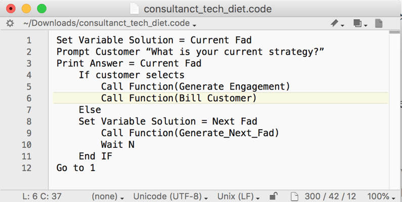 consultant-tech-diet-code